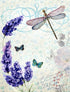 Bees & Birds Mulberry Rice Paper, 8 x 10.5 inch - 6 x Different Printed Mulberry Paper Images 30gsm Visible Fibres for Decoupage Crafts Mixed Medi...