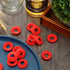 70 Pieces Silicone Rubber Gaskets Washer for Swing Flip Bottles Swing Top Washers Leak-proof Seals Compatible with Grolsch Bottle Home Brew Beer S...
