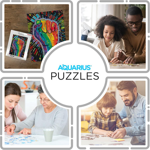 AQUARIUS - Dean Russo Love Is Power 500 Piece Jigsaw Puzzle...