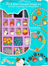 Fashion Angels Squishmallows Mix & Match Bracelet Design Kit - Makes 10 Bracelets - includes 10 Squishmallows Charms, 10 Gem Beads, Assorted Beads...