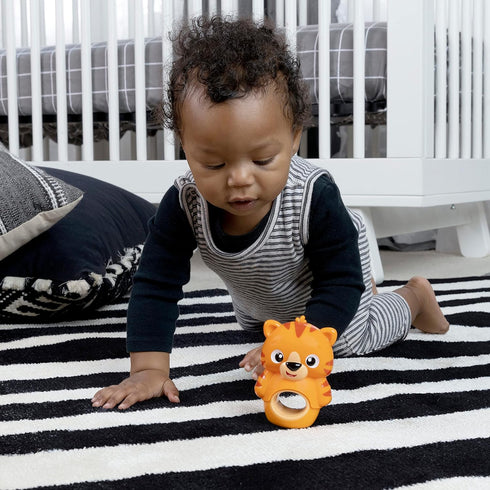 Baby Einstein Teethe & Wobble Tinker Tiger Teether Toy, BPA Free, for Cause and Effect Learning, Infants Ages 3 Months and Up...