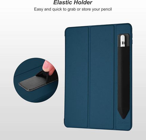 ProCase Pencil Holder Sticker for Apple Pencil 1st and 2nd Gen, Elastic Stylus Pocket Pouch Adhesive Stylus Pen Sleeve Attached to Case for Apple ...