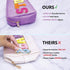 Fablinks Pink Nylon Cosmetic Bag with Chenille Letter Patches...