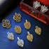 10 Pieces Vintage Sweater Swirl Clip Cape Cloak Clips Retro Cardigan Clip Shawl Collar Clasp Dress Shirt Brooch Clip for Girl Women Antique Swirl ...