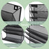 3 Pockets Mesh Wall File Holder Organizer with Bottom Flat Tray, Office Hanging File Folder Magazine Rack, Nametag Label Hooks Set Included, Black...