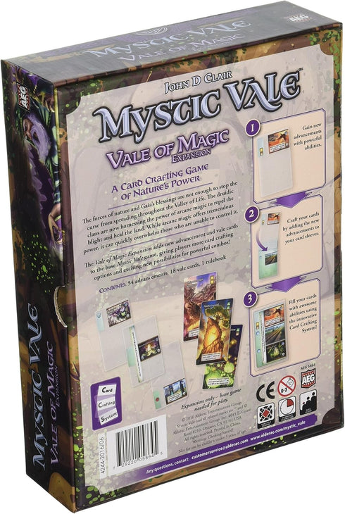 Mystic Vale Vale of Magic Expansion - AEG, Card Game, Card-Crafting, Protect Nature with Magic Power, Unique Clear Cards, 2 to 4 Players, 45 Minut...