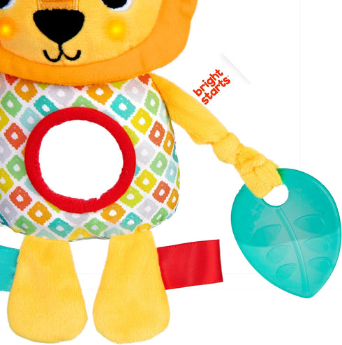 Bright Starts Huggin’ Lights Musical Light Up Toy for Stroller and On-The-Go - Lion - Unisex, Newborn +...