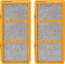 Nispira 3-in-1 True HEPA Activated Carbon Air Filter Replacement Compatible with Holmes AER1 Smoke Grabber AER1 HAPF30AS-U4R Air Purifier - 1.2” x...