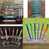 2PCS Glitter pen display Stand Transparent Epoxy resin pen display Stand DIY Epoxy Art Pen Diamond Brush Holder Glitter pen drying display stand C...