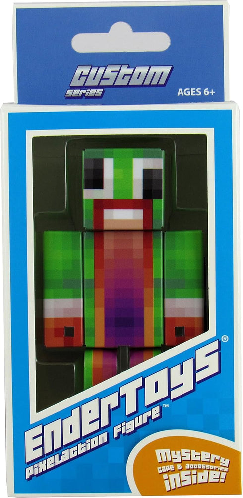 EnderToys Green Big Mouth Guy Action Figure - Toy Figurine - Birthday Cake Topper Decoration - Surival Playset Doll...