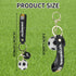 Soccer Keychain Gift, Novelty Key Chain for Boys Sports Fan Silicone Football Keyrings for Party Favors Reward Gift...