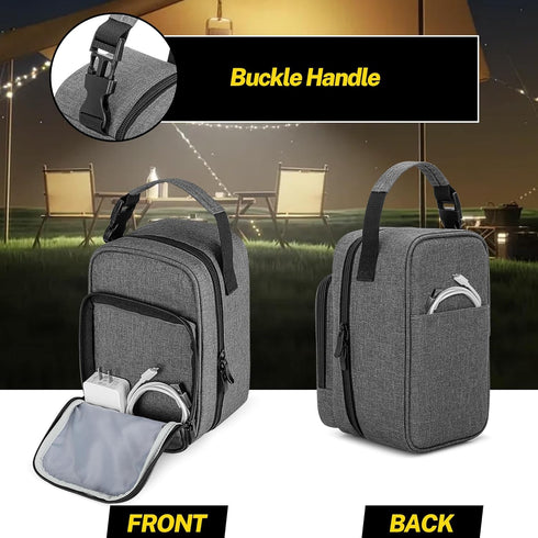 BAFASO Power Bank Case Compatible with Anker 548 Power Bank, Power Bank Bag with Cable Storage Pockets, Gray......