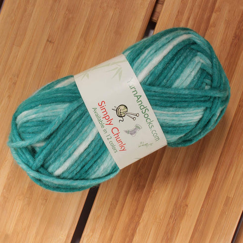JubileeYarn Simply Chunky Yarn - Bulky Acrylic - Paradise - 2 Skeins...