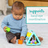 Infantino Activity Triangle & Shape Sorter with 4 Shapes, Bendy Bars, Maze Tracks & Spinning Gears for Infants & Toddlers 6M+...