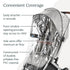 UPPAbaby Minu and Minu V2 Rain Shield/Waterproof and Windproof Coverage/Ventilated Design/Quick Attachment/Easy Access to Child...