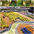 Woohome 4 Pack Miniature Colorful Flower Cluster Self Adhesive Flower Vegetation Groups Static Grass Tufts for Train Landscape Railroad Scenery Sa...