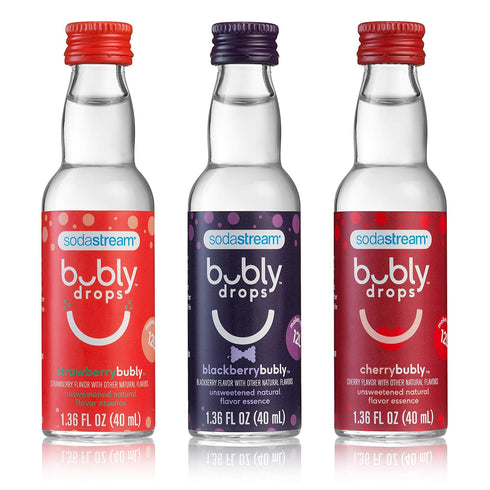 sodastream bubly Drops 3 Flavor Berry Bliss Variety, 4 Fl Oz...