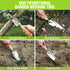 WORKPRO 12.5" Weeder Puller Tool with Wood Handle, 4-in-1 Polished Stainless Steel Garden Trowel, Hori Hori Garden Knife for Easy Weeder Removal, ...