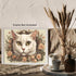 Posterizer 1 pcs- white cat sorrounded by flowers-Art for Animal Lovers-Floral Botanical Art- Gift for Men Women Entrepreneur Teens-Living Room Be...