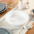 Mud Pie Circa Pie Plate with Server, White/Silver...