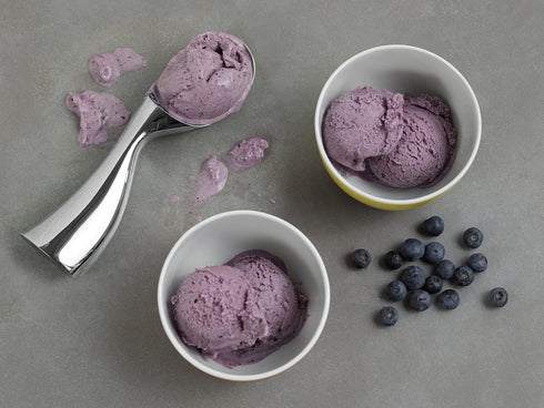 nambe Ice Cream Skoop | Heavy Duty Ice Cream Scoop for Spooning Frozen Hard Gelato, Sorbet and Cookie Dough | Ergonomic Metal Easy-Grip, Made from...