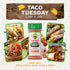 Flavor God 2 Bottles Taco Tuesday Seasoning Mix Natural Healthy Spice Blend For Grilling Chicken, Beef, Seafood, Vegetables, Salad, Tacos, Pizza, ...