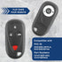 KeylessOption Key Fob Replacement for 2004 2005 2006 2007 2008 Acura TL TSX Remote, 4-Button OUCG8D387HA, Programming Guide Included...