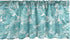Lunarable Pale Blue Window Valance, Camouflage Pattern Tropical Summer Theme Palm Tree Leaves Hawaiian, Curtain Valance for Kitchen Bedroom Decor ...