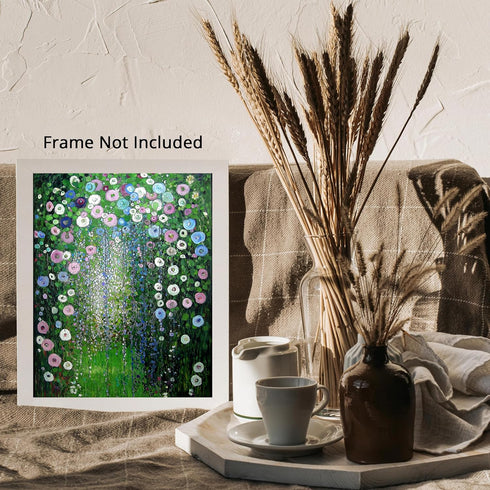 Posterizer 1 pcs-delicate vintage floral garden art-oil painting inspired 3-Collectibles & Fine Art-Retro Art-Gift for Men Women Entrepreneur Teen...