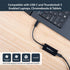 StarTech.com USB-C to Gigabit Ethernet Adapter, Thunderbolt 3 /4 Compatible, RJ45 LAN Network Converter, Windows & Mac...