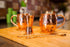 Copper jigger lacquered for the shine and to prevent tarnish. - Double 1oz/2oz copper measuring jigger for cocktail mixing. - Solid hammered coppe...