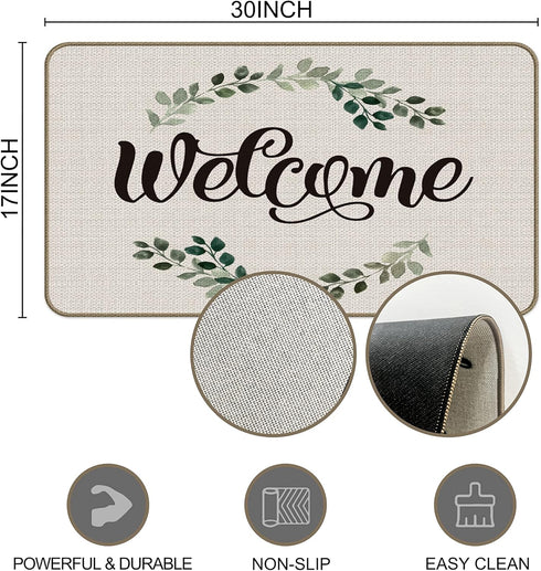 Bear Camping Door Mat - Bear Rug for Nursery, 30''x17'' Camper Rugs for Inside, RV Rugs for Inside, Cabin Rugs, Bear Rugs for Cabin...
