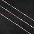 UMAOKANG 10 Meters Silver Chains for Jewelry Making, Silver Plated Brass Flat Heart Curb Link Chain Women Necklace Bracelet DIY Jewelry Chains Bul...