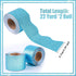 131 Ft Blue Glitter Bulletin Board Borders Blue Scalloped Bulletin Board Trims Shiny Decorative Border Trims Sparkle Self-Adhesive Bulletin Sticke...