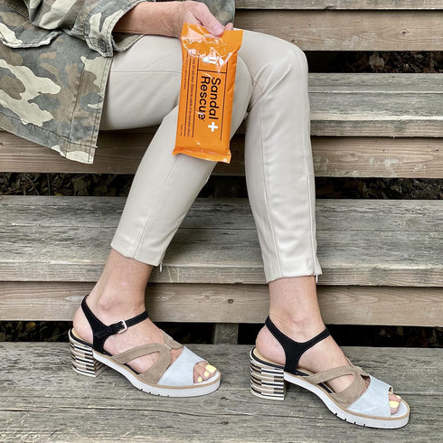SandalRescue All-Natural Cleaning Wipes. Remove Dirt & Oil Footprints and Clean Sandals All Over. Re-sealable Pack of 15 Wipes...