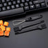 Keycap Puller Stainless Steel Keycap Removal Tool with 2 Pcs Keyboard Cleaning Brush for Mechanical Keyboard...