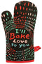 BLUE Q Bake Love To You Oven Mitt, 1 EA...