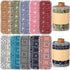 50 Pcs Reusable Toilet Washable Bidet Towels Rerollable Cloth Wipes Paperless Towels Roll Absorbent Cotton Towels Paper Towels for Kitchen Paperle...