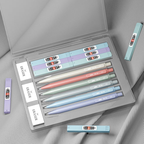 Mr. Pen- Pastel Mechanical Pencil Set with Lead Refills & Erasers, 6 Pack, 2 Sizes, 0.5 & 0.7mm, Aesthetic Mechanical Pencils Set, Pastel Mechanic...
