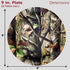 Havercamp Next Camo Party Dinner Plates | 8 Count | Great for Hunter Themed Party, Camouflage Motif, Birthday Event, Graduation Day, Outdoor Famil...