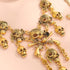 Halloween Pirate Skull Bib Necklace Sets for Women Horror Punk Collar Necklaces...