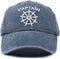 DALIX Captain Hat Sailing Baseball Cap Navy Gift Boating Men Women Vintage...