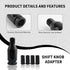 M12x1.25 Shift Knob Adapter with 4 Hoses,Automatic Shift Knob Adapter for Non-Threaded Manual Shifters,Car Interior Accessories Universal Shifter ...