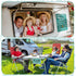 Moxweyeni 2 Pcs Camping Decor for Camper Camping Rule Sign Rustic Funny Camping Rules Metal Tin Sign Camper Decorations for Inside Outside Wall Ar...