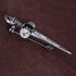 Antique Crystal Sword Pin Brooch Lapel Pin Scottish Kilt Pins Cardigan Shawl Safety Pin Hat Pins...