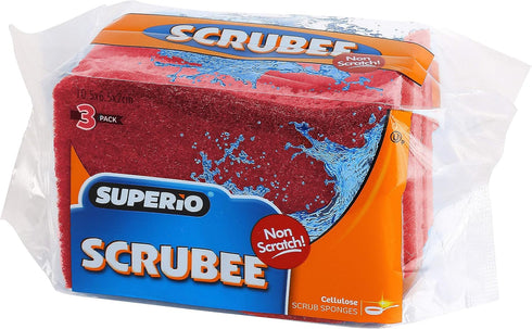 Kitchen Sponges for Washing Dishes, Non-Scratch Cellulose Dish Scrub Sponges, Cleaning Sponges for Household Use, Safe Cleaning Products, Kitchen ...