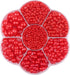 YAKA 3000 PCS 1 Box 7Sizes 2.5/3/4/5/6/8/10mm Flat Back Half Round Pearl Cabochon Bead Loose Beads Gem for Nail Craft Scrapbook DIY Decoration (Re...