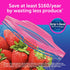 Ziploc Gallon Food Storage Bags, Stay Open Design with Stand-Up Bottom, Easy to Fill, 38 Count...