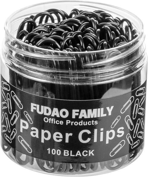 Jumbo Paper Clips, 2 Inch Paper Clip, 100 pcs Large Paperclips (Jumbo, Black)...