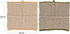 Creative Co-Op Square Cotton Knit (Set of 2) Dish Cloth, Multi (DF3785)...